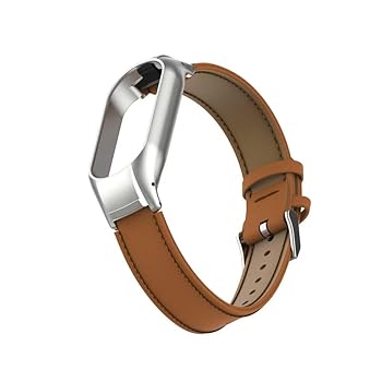 Xiaomi Mi Band 7替えバンド 本革ベルト ステンレス時計枠交換 Amazon.co.jp: Xiaomi Mi Smart Band 7ストラップと互換性のある